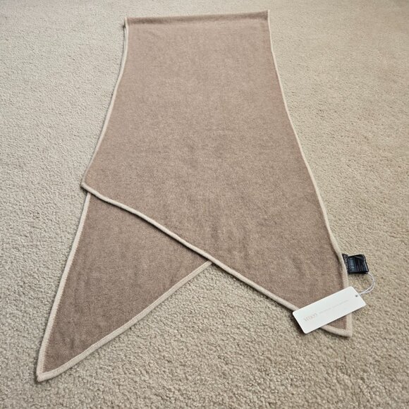 NWT Goelia Cashmere Scarf With Angled Ends - Picture 7 of 8